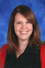 Yearbook photograph of Principal Sara Harper in 2016.